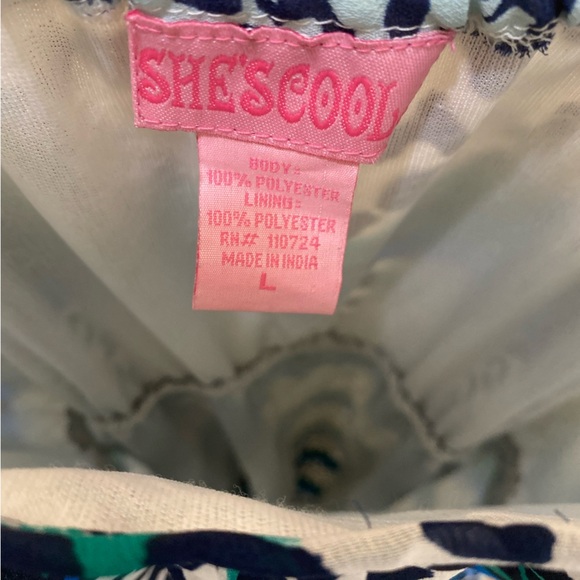 ❤️🤩She’s Cool Blue Green Black & White Leopard Stripped Sleeveless Maxi Dress - Picture 6 of 9